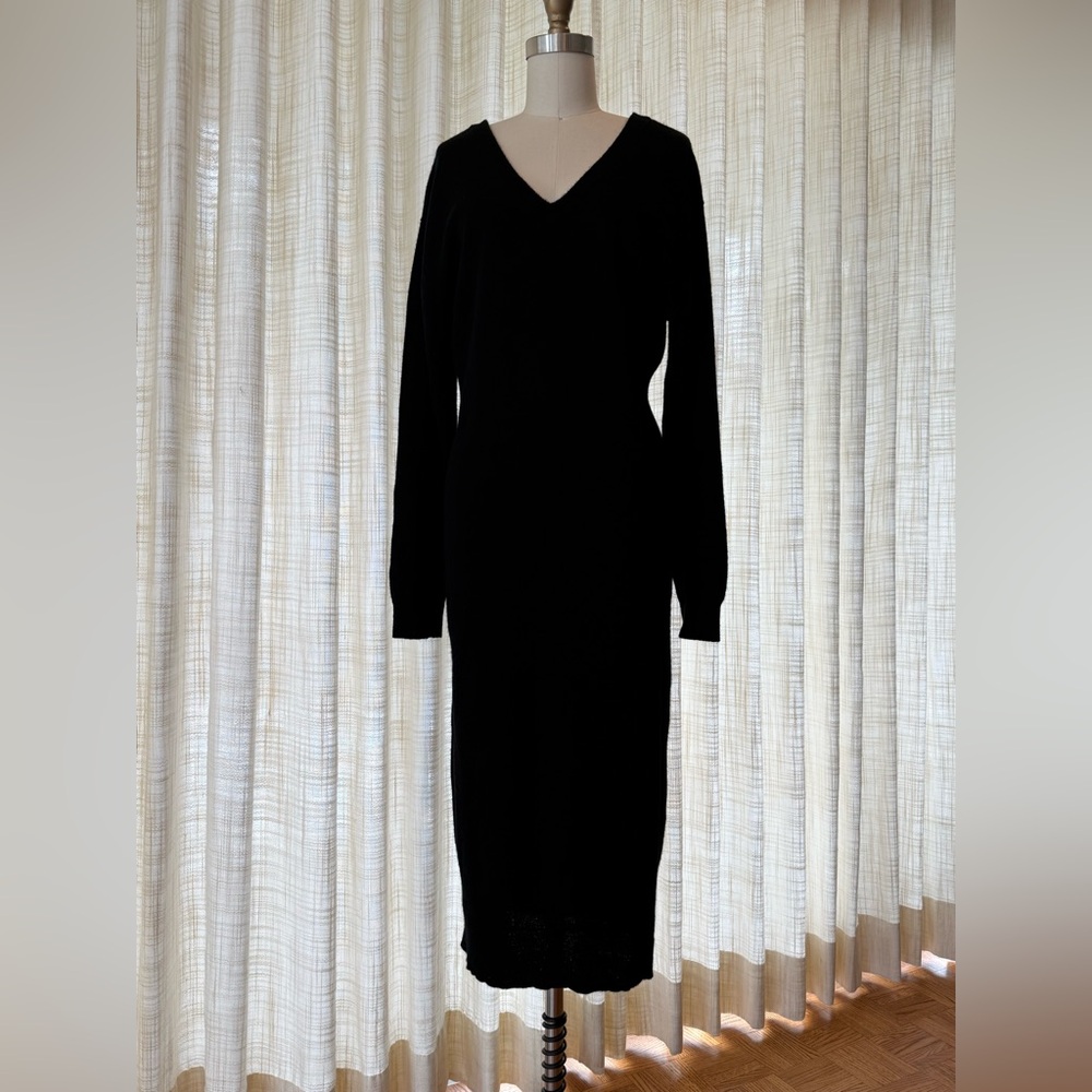 Equipment Cashmere Black Dress
